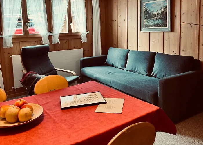 公寓 Gemuetliches Rosa An Der Langlaufloipe Gadmen